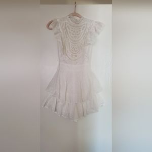 Hello Molly Days Stay The Same Romper White